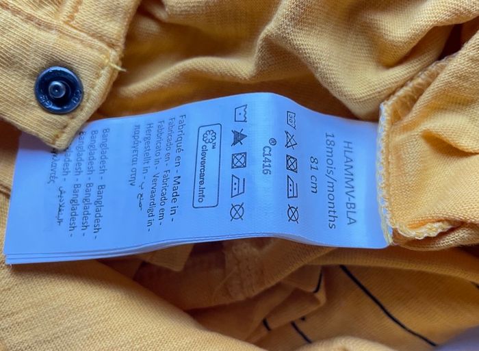 Tee-shirt sans manche Débardeur imprimé 18m - photo numéro 5