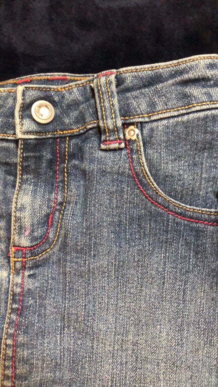 Mini jupe en jean 4 ans - photo numéro 3