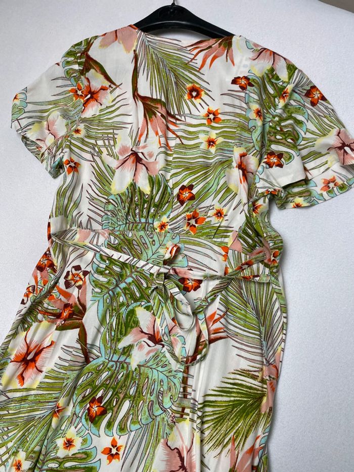 Robe S  mi longue  Imprimé feuillage - photo numéro 4