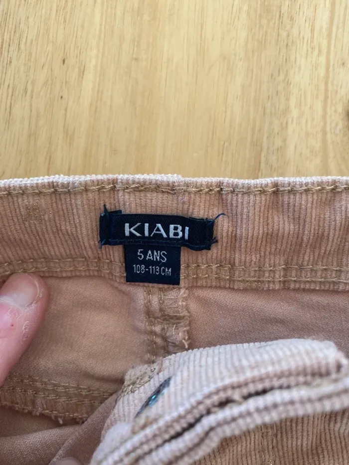 Pantalon slim kiabi rose étoile doré - photo numéro 6
