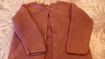 Gilet violet boutchou 18 mois