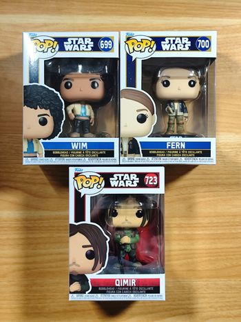 Lot De 3 Funko Pop! Star Wars - Wim 699 / Fern 700 / Qimir 723 (Bobblehead)