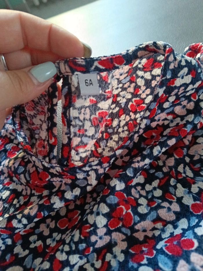Robe manches courtes fleurie - photo numéro 3