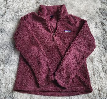 🔥 Patagonia Los Gatos 1/4 Zip – Femme S – Bordeaux/Prune