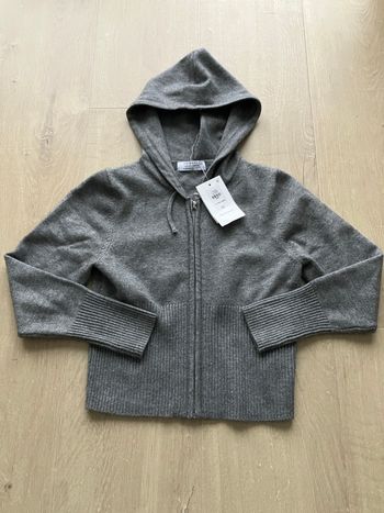 Gilet cardigan à capuche court primark 8/9 ans neuf avec étiquette