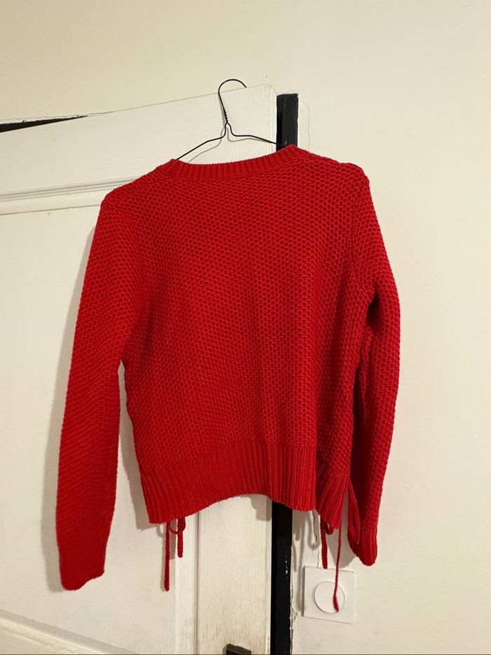 Pull rouge - photo numéro 5