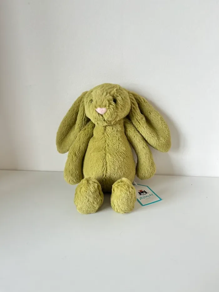 Small bashful moss bunny Jellycat