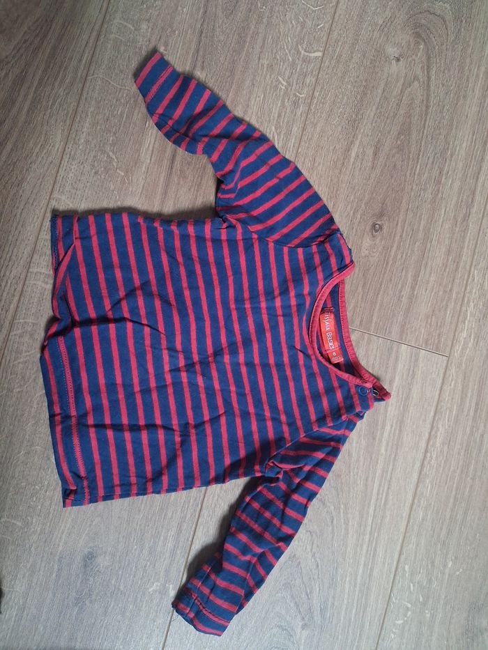 Lot de 4 t shirts fille 6 mois - photo numéro 2