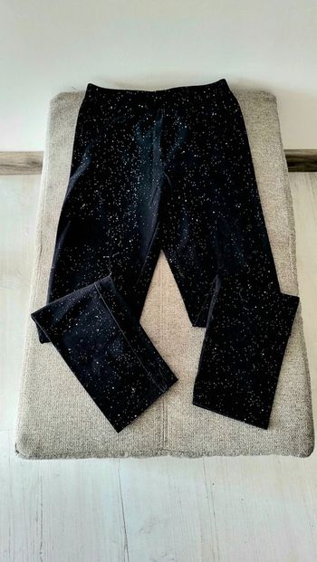 🟣 10 ans Pantalon Noir Brillant 🟣