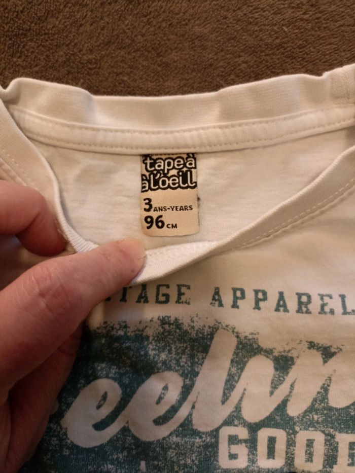 Lots de 2 tee shirt - photo numéro 3