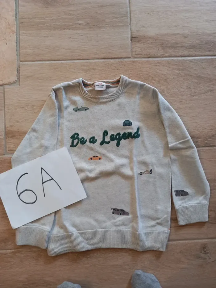 Pull garçon tape à l'œil 6 ans