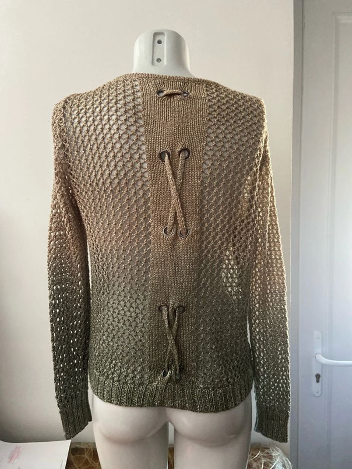 Pull à trous m&g monogram taille M/L - photo numéro 2