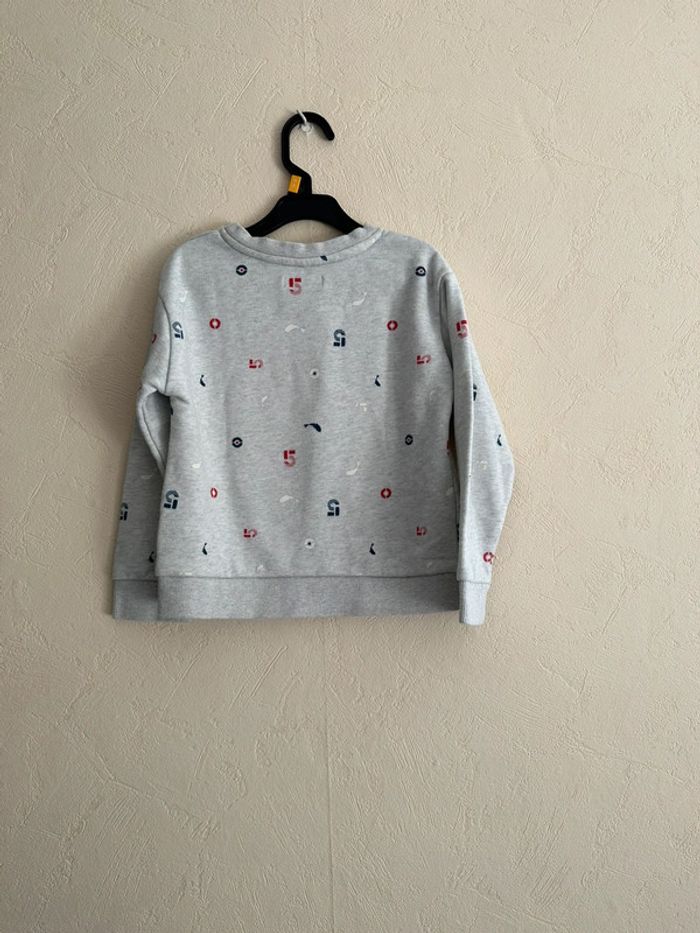 Pull grise en coton imprimée garçon 5 ans Okaïdi - photo numéro 9