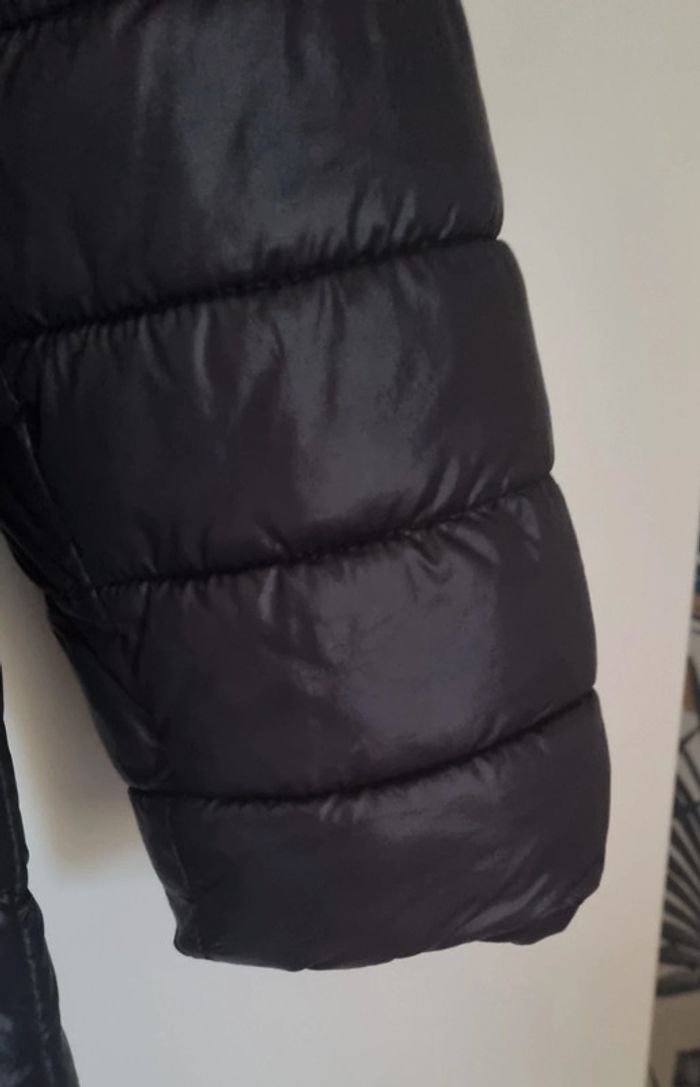 Doudoune mi-longue noire femme - photo numéro 7