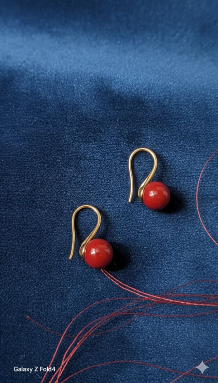 🌹💎 ​stock limité - pièce unique ❤️✨ boucles d'oreille boule