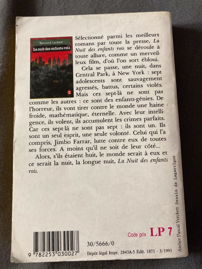 Bernard lenteric : la nuit des enfants rois - photo numéro 2