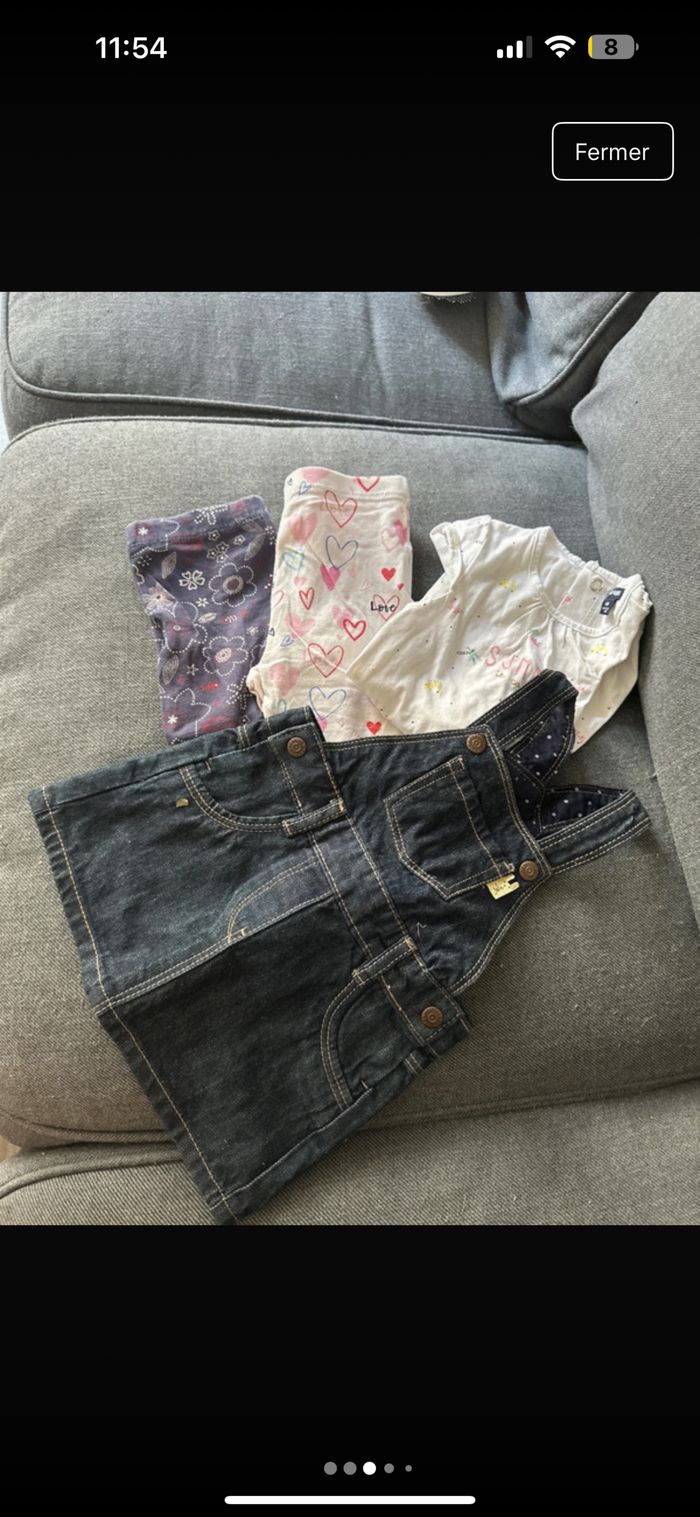 Lots de vêtements filles 6 mois - photo numéro 3