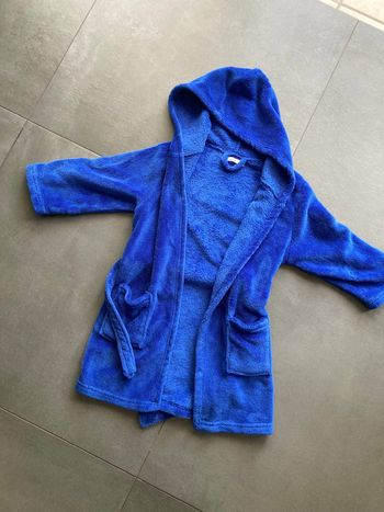 peignoir/chemise de nuit bleu taille 5ans