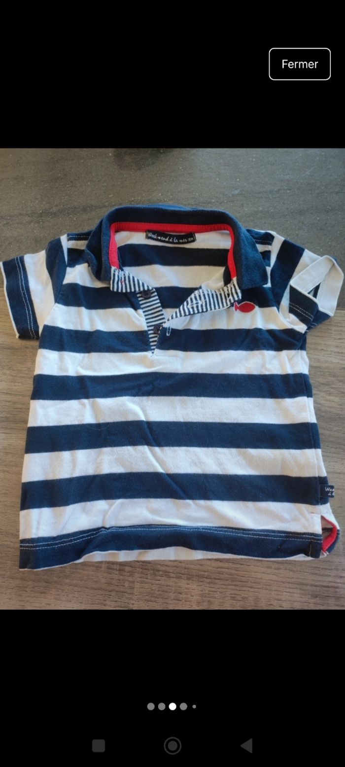 Lot 15 T-shirts 18 mois - photo numéro 3