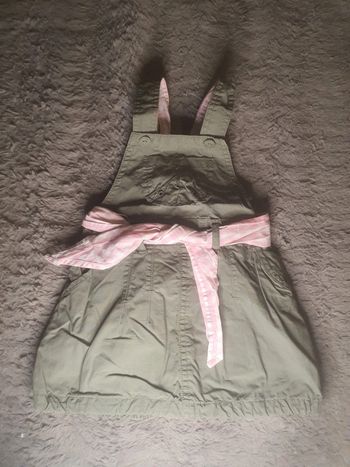 Robe avec ceinture en tissu