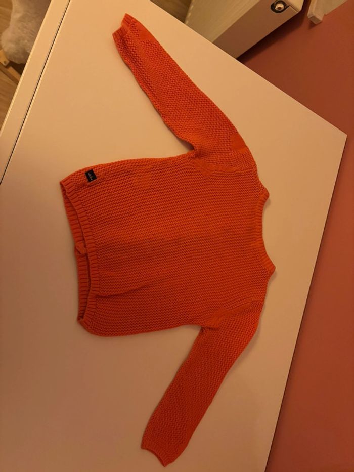 Gilet + t-shirt longues manches IKKS rouges 18M/80 - photo numéro 11
