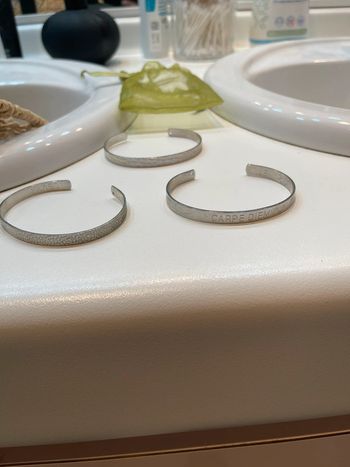 Lot de 3 bracelets jonc
