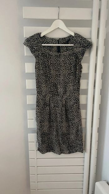 Robe en soie léopard Maje S