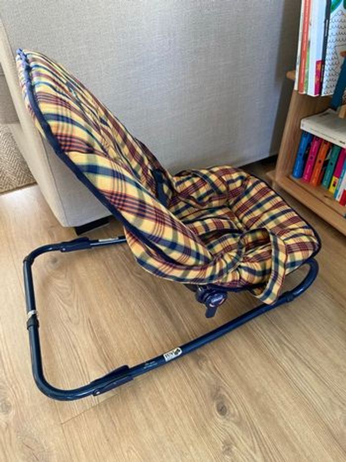 Transat balancelle chicco vintage style écossais - photo numéro 5