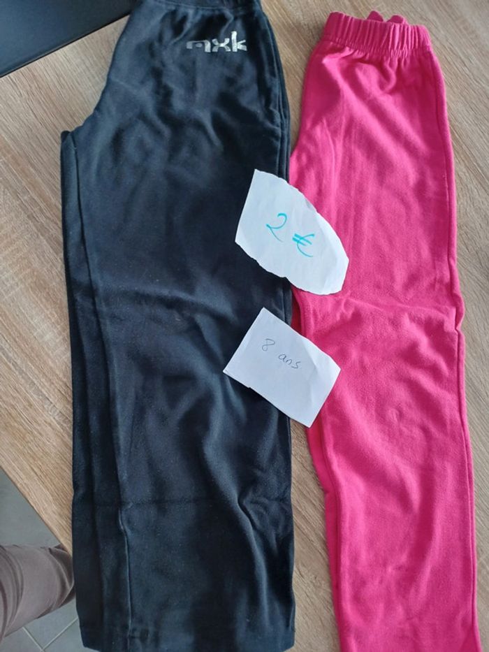 Lot 2 leggings 8 ans