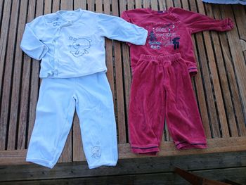 2 pyjamas hiver