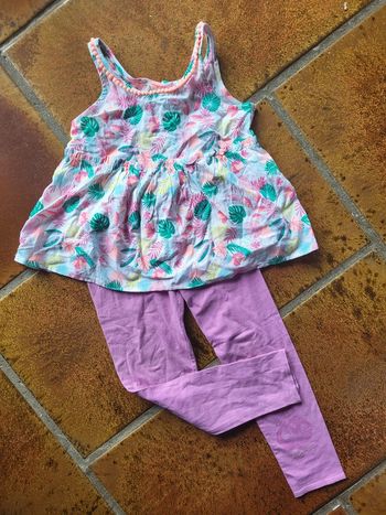 Top et legging estival fille 5ans