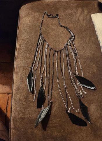 Collier plumes rock