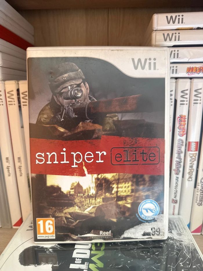 Sniper élite jeu Wii guerre
