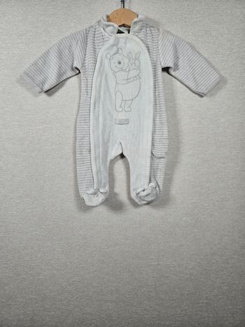 Pyjama velours winnie l’ourson 1 mois 56 cm 