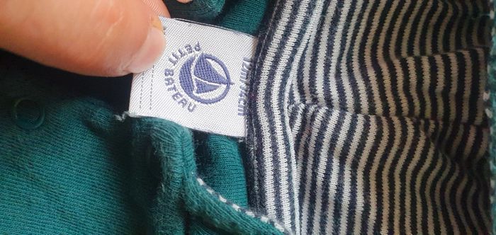 Pull avec capuche 12mois garçon 74cm petit bateau - photo numéro 3