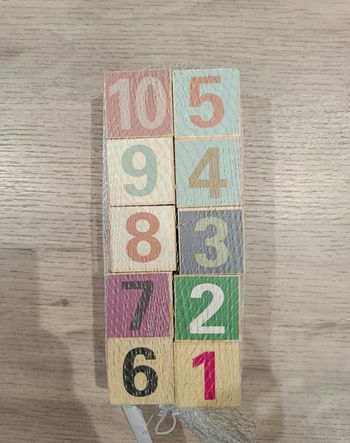 Cubes numérique en bois
