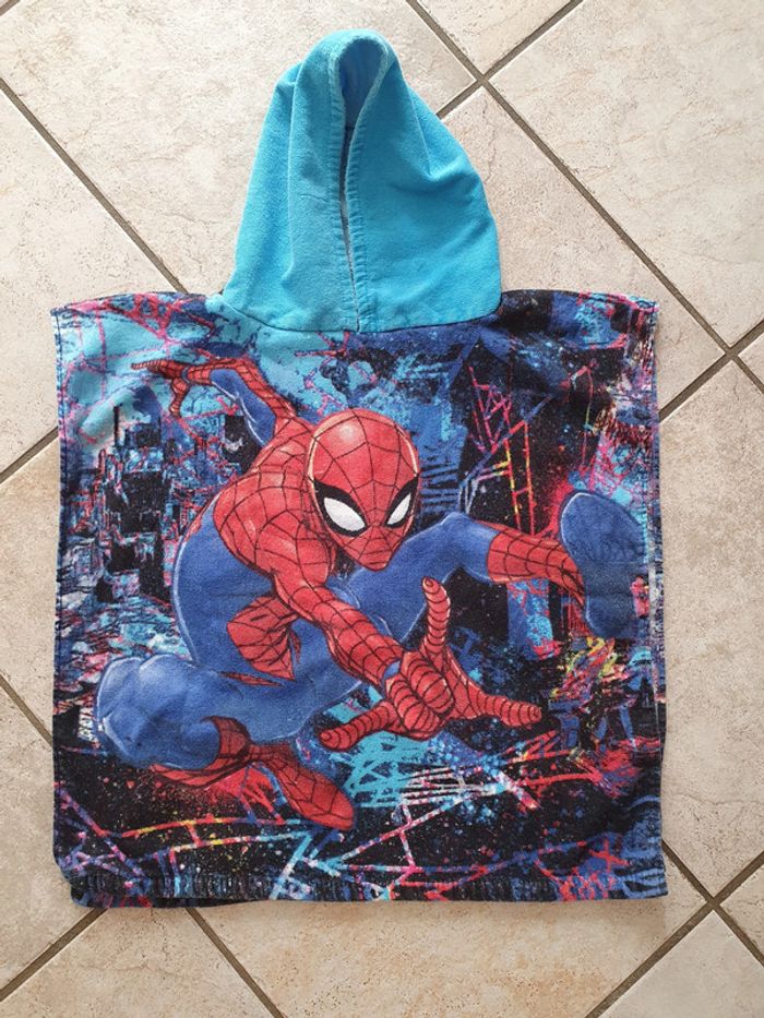 Poncho de bain Spiderman