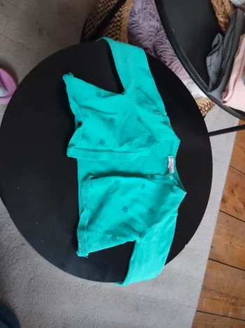 Gilet turquoise