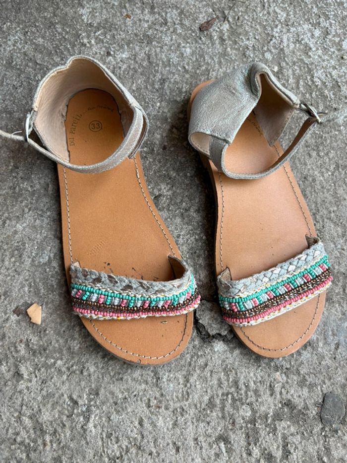 Sandales fille taille 33 - photo numéro 2