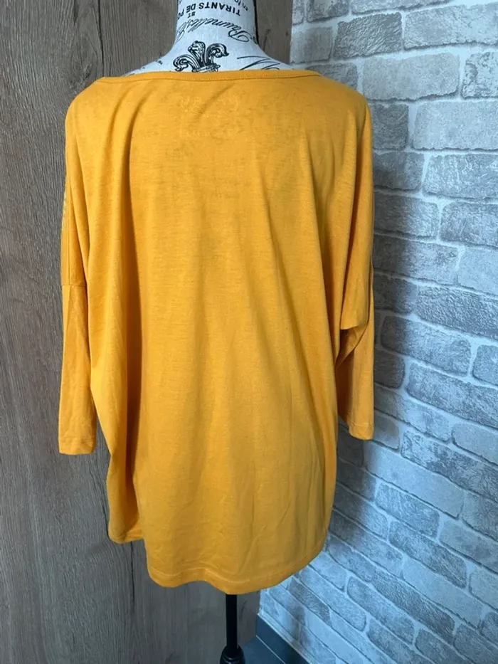T-shirt manches longues avec imprimer taille 46/48 - photo numéro 4