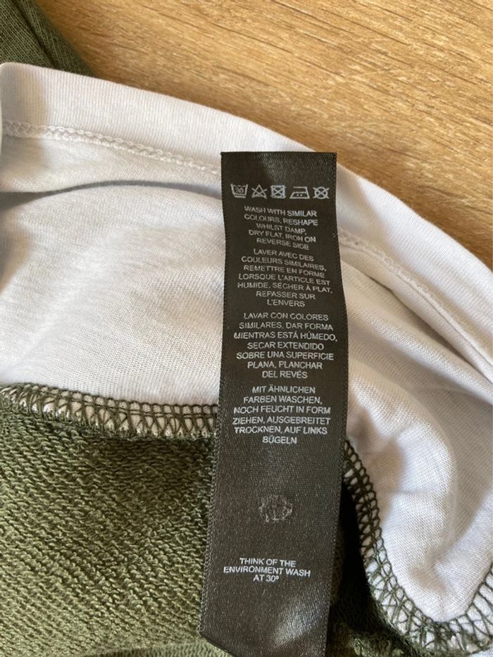 Sweat kaki avec ourlet Asos - photo numéro 4