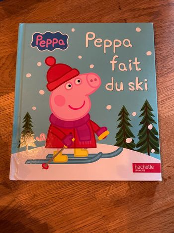 Livre Peppa Pig Peppa fait du ski