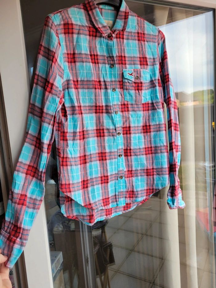 Chemise à carreau hollister - photo numéro 3