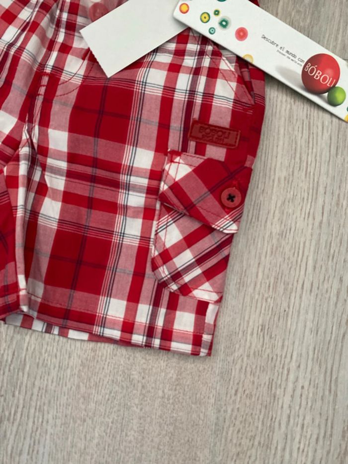 Short bermuda, marque Boboli, taille 6 mois, neuf - photo numéro 3