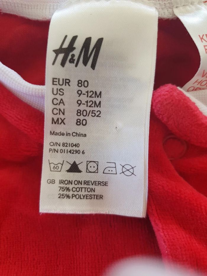 Combinaison Père Noël 9-12 mois - photo numéro 3