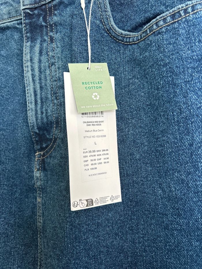 Jupe en jeans only L neuve avec étiquette - photo numéro 2