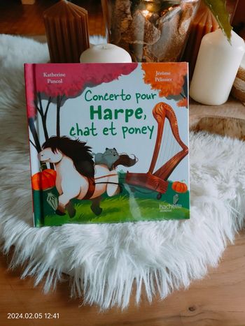 Concerto pour harpe chat et poney