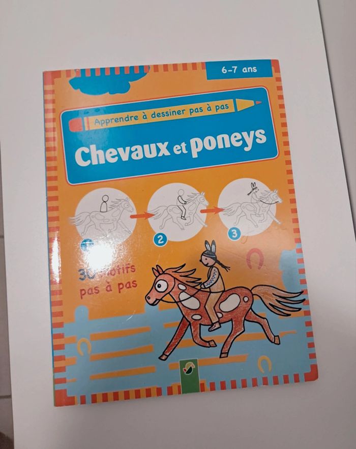 Apprendre à dessiner pas à pas - Les chevaux et poneys