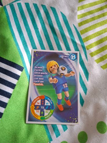 Carte playmobil football 4