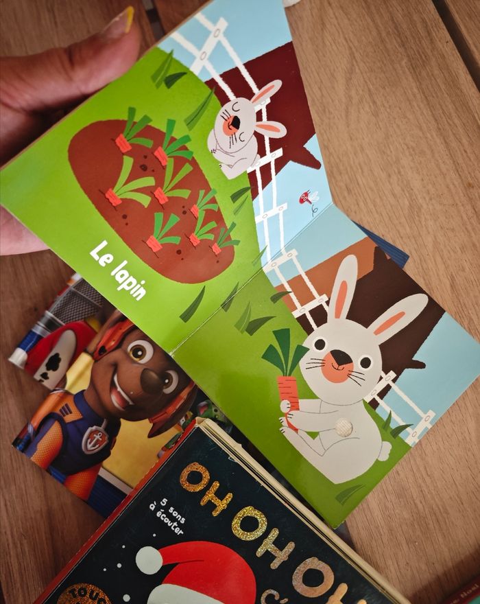 Livre de bébé en lots, bon état et 2 livres Pat Patrouille - photo numéro 3